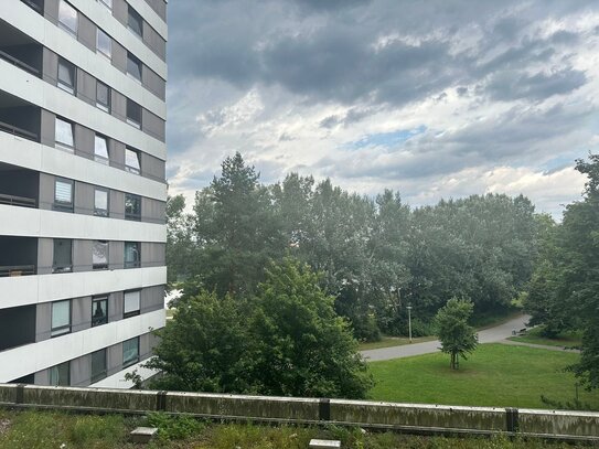 möblierte 1 Zimmer Wohnung mit Balkon, am Wöhrdersee in Nürnberg.