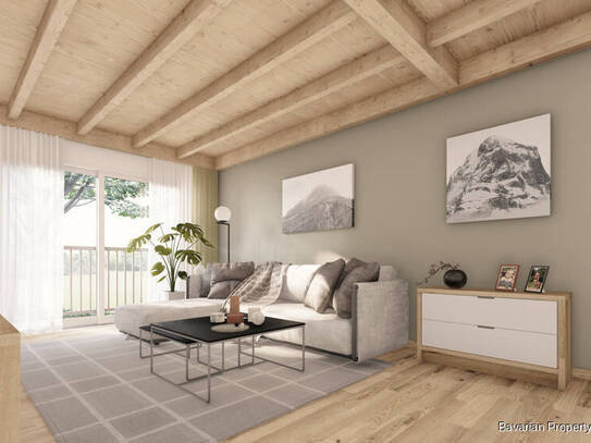 Helle 3-Zimmer-Wohnung mit Balkon und flexibel nutzbarem Kinderzimmer oder Büro