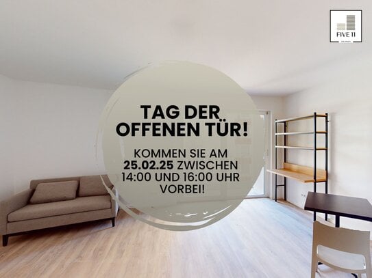 Für Singles & Pendler: Möblierte 1-Zimmer-Wohnung