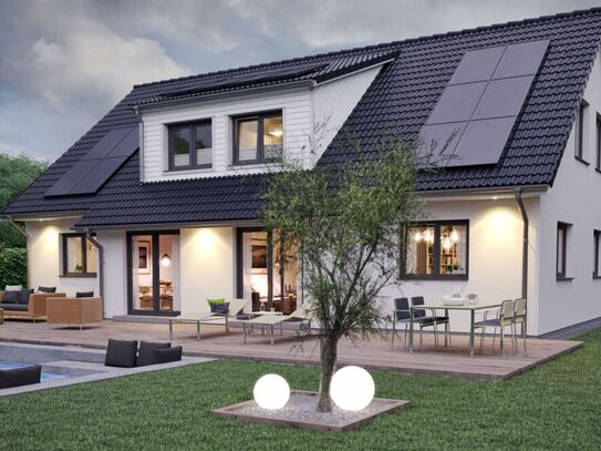 Energieeffizienzhaus inkl. Ferienwohnung mit doppelter KFW-Förderung inkl. Photovoltaikanlage inkl. 2.160 m² Grundstück…