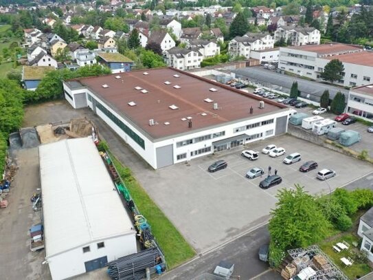 ** ca. 1.250 m² Produktions- und Lagerhalle | ebenerdig | Repräsentativ | Freifläche | Bürofläche **