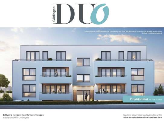 **** DUO Saarbrücken-Güdingen **** Moderne Neubau-Eigentumswohungen in ruhiger Lage