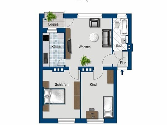 5 1/2 - Zimmer Wohnung ab sofort zu vermieten