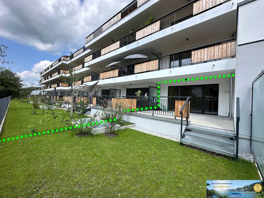 ** Miesbach 39 ** ERSTBEZUG ** Sonnige 1-Zi.-Gartenwohnung mit Südterrasse ***