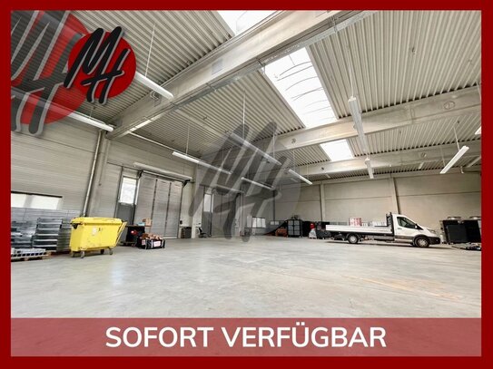 SCHNELL VERFÜGBAR - Lager-/Produktionsflächen (1.500 m²) zu vermieten