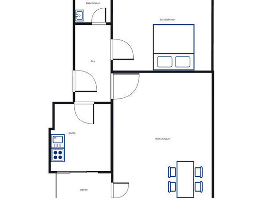 Stop! Günstig und gut gelegene 2-Zimmer-Wohnung!