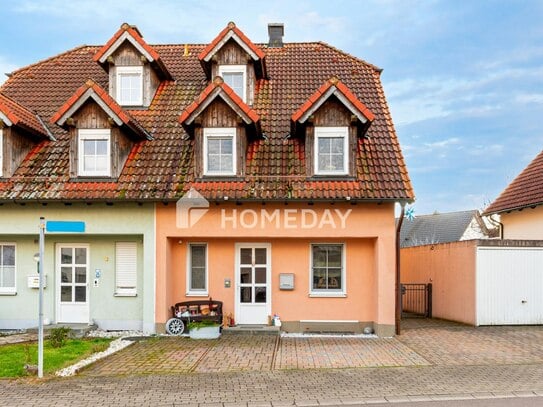 Doppelhaushälfte zum Wohlfühlen: EBK, Balkon, Sonnenterrasse, Garten, Garage & Stellplatz in Beucha