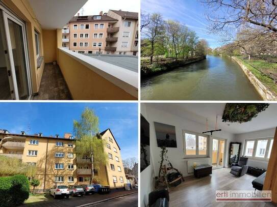 ** hochwertig ausgestattete 2,5 Zimmer-Wohnung mit BALKON in St. Sebald **