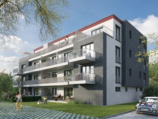 Schicke 3-Raum-Wohnung mit Dachterrasse - energieeffizient