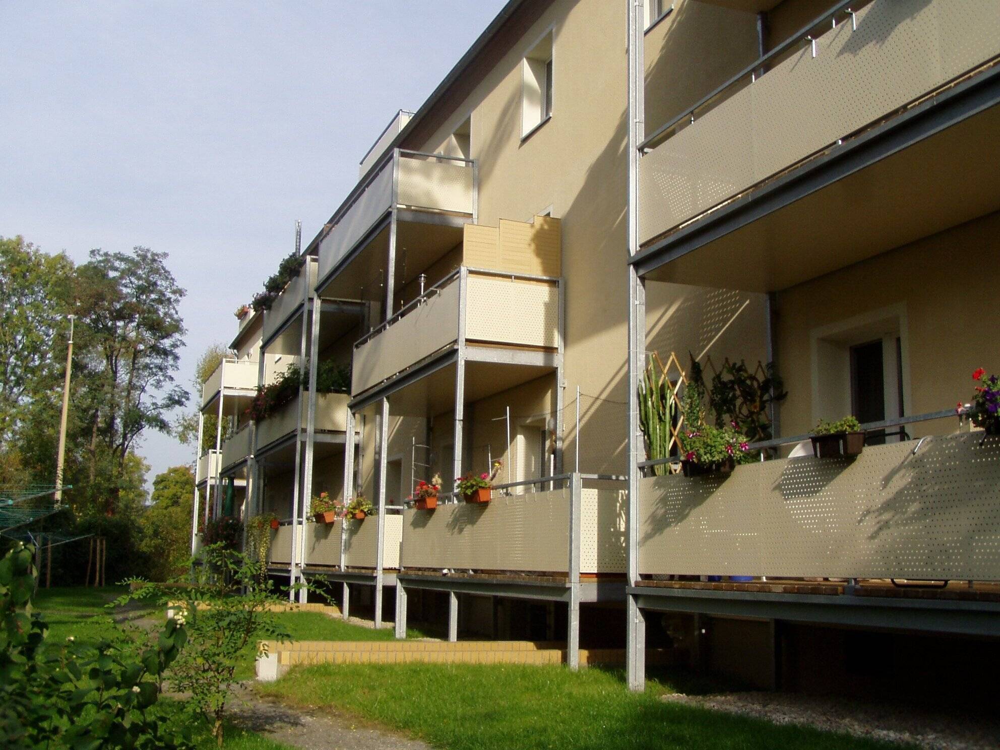 2-Raum Wohnung mit großem Balkon im Erdgeschoss