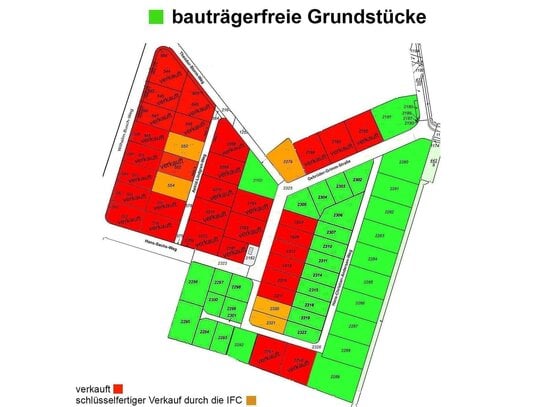 Erschlossene Baugrundstücke in Dessau-Kochstedt - an der Wilhelm-Busch-Straße