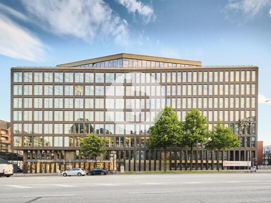 bürosuche.de: Moderne Bürofläche mit großer Terrasse in der Innenstadt zu mieten.