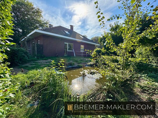 Beckedorf - Schwanewede | Großzügiger Winkelbungalow in ruhiger Wohnlage | Mehrgenerationenhaus