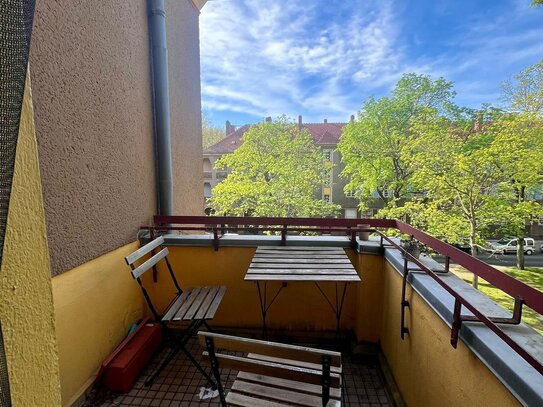 Bezugsfreie 2 Zimmerwohnung mit Balkon nah Breitkopfbecken