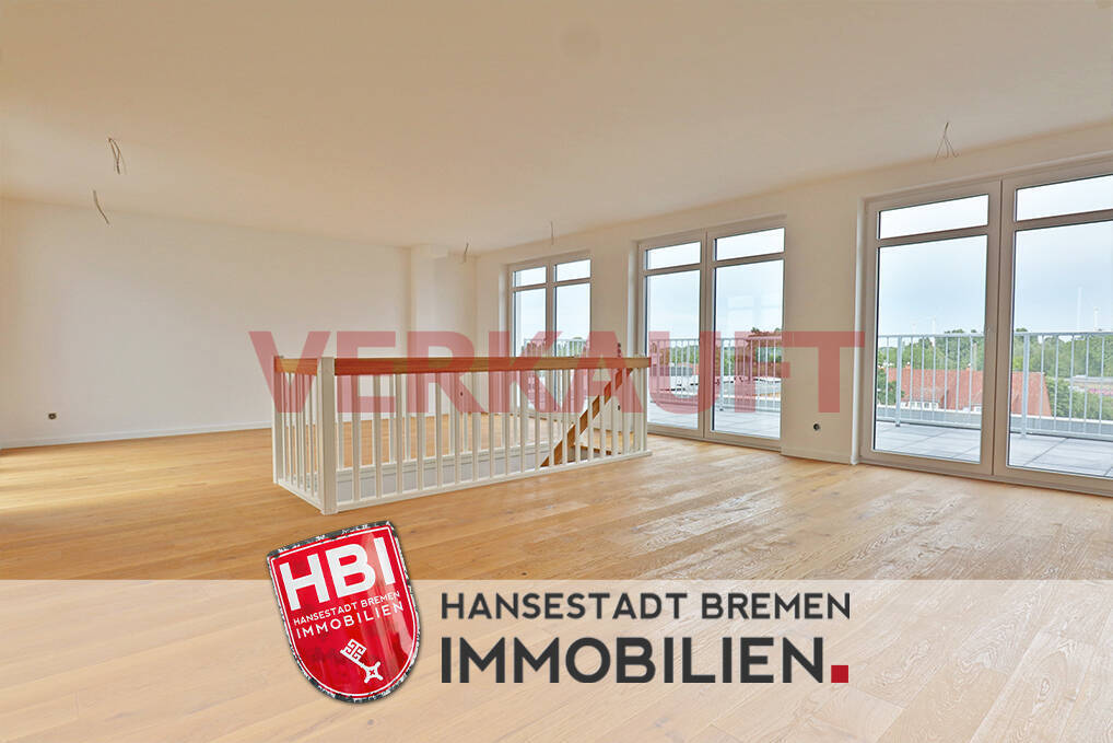 Walle / Neubau / Exklusive 4-Zimmer-Maisonette-Wohnung mit zwei Terrassen