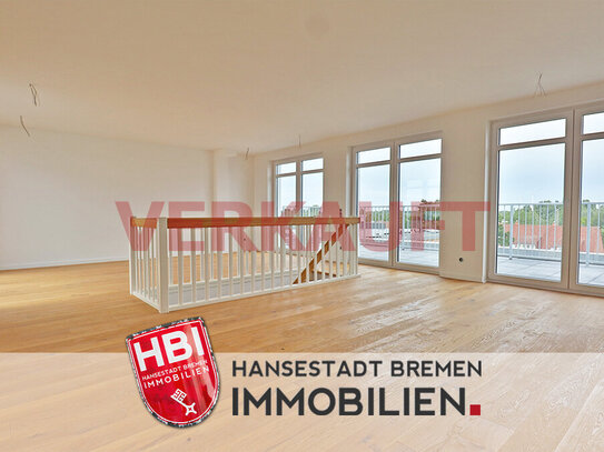 Walle / Neubau / Exklusive 4-Zimmer-Maisonette-Wohnung mit zwei Terrassen