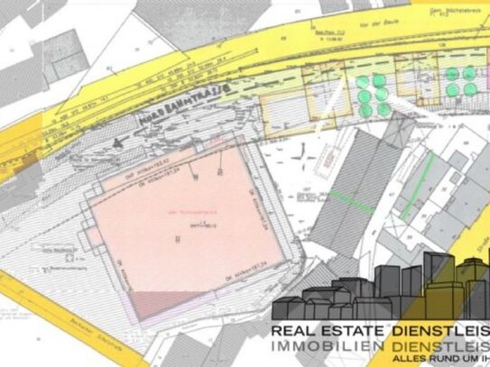 Grundstück mit Halle an der Nordbahntrasse