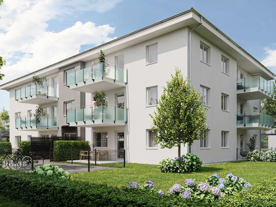 4 Zimmer Neubauwohnung, KFW40 QNG, 10 % Abschreibung - 54.000 € Steuerrückerstattung, Balkon, Aufzug, Wärmepumpe, PV An…