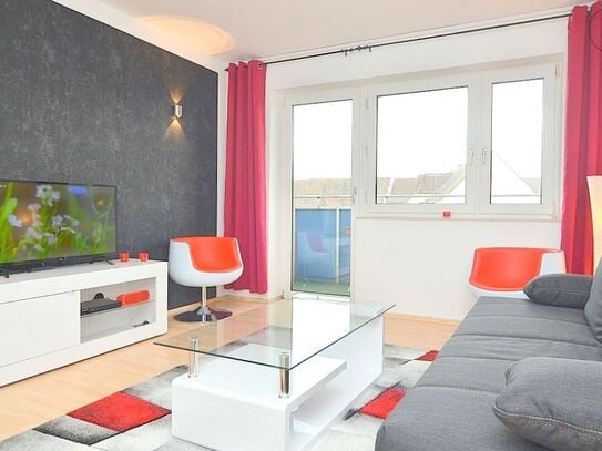 Modern möblierte Wohnung mit WLAN und Balkon in Nürnberg/ Gibitzenhof