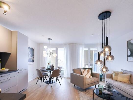 Ihr Penthouse-Refugium. Eleganz, Gemütlichkeit und urbaner Komfort – Jetzt Traumwohnug sichern.