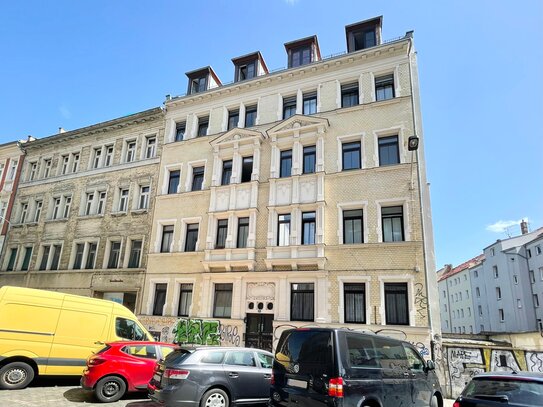 Top Rendite 4,83%-Über den Dächern von Leipzig-Dachgeschosswohnung mit Balkon im Leipziger Osten