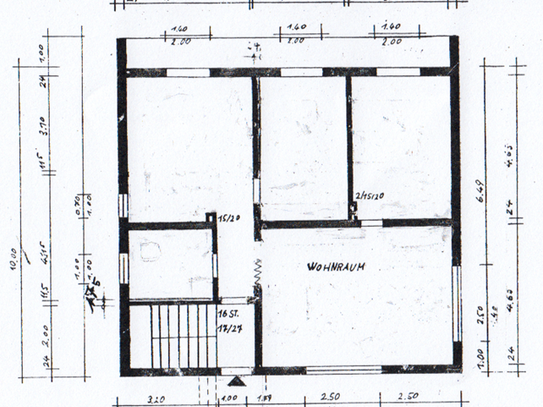 helle Wohnung mit drei Zimmern und Balkon und Carport (3ZKB+B+Parkpl)