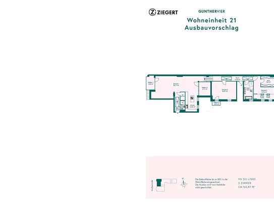 Dachgeschoss-Rohling im Idealformat