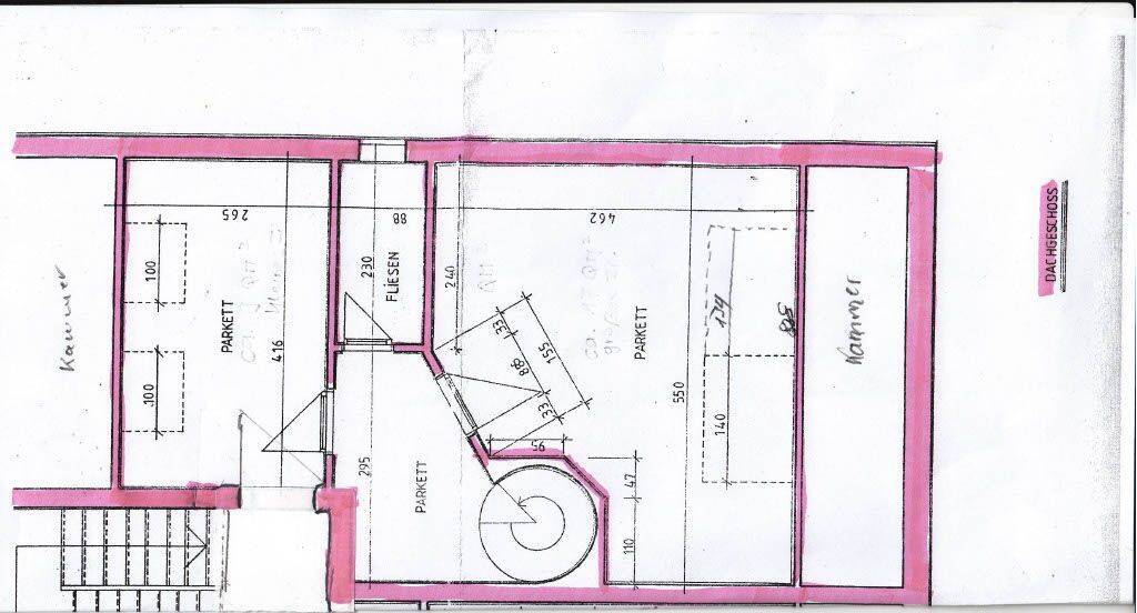 helle, neu renovierte 3,5 Zimmer Maisonette Wohnung auf zwei Ebenen in München Sendling