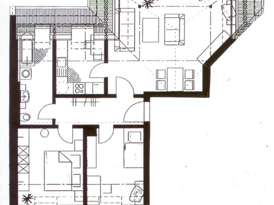 helle, großzügige 3-Raum-Dachgeschoss-Wohnung