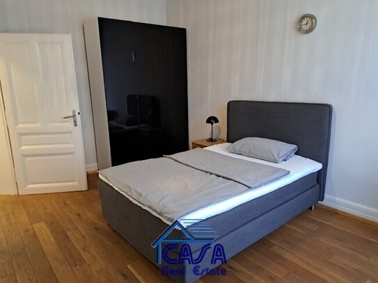 Textorstraße / Ecke Schweizer Strasse: hochwertig eingerichtetes 1 Zimmer Apartment mit separater Küche