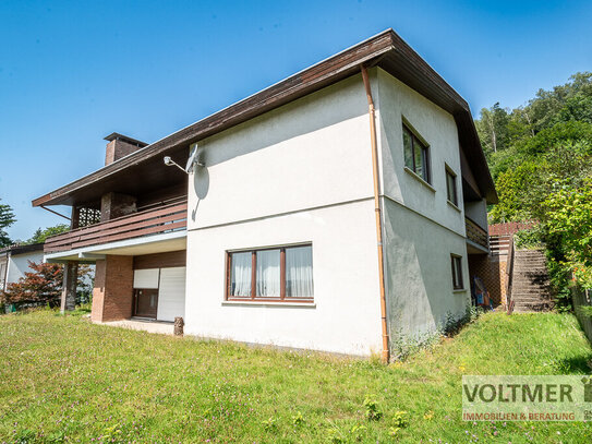 AUSSICHT - freistehendes Einfamilienhaus mit Potenzial in Spiesen-Elversberg!