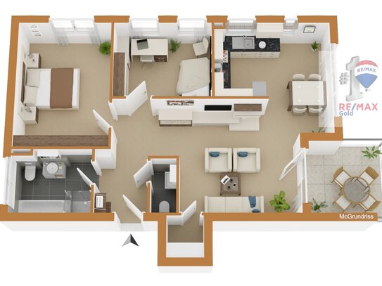 +++ RESERVIERT +++ Charmante 3-Zimmer-Wohnung in erstklassiger Lage, mit direktem Stadtparkblick