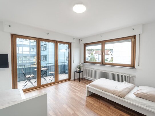 6-Zimmerwohnung bis 10 Personen, mit Wlan, TV, Küche, Dusche/WC, Balkon, Waschmaschine, Trockner