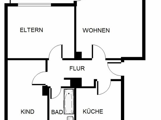 3-Zimmer-Wohnung in Gelsenkirchen Hassel