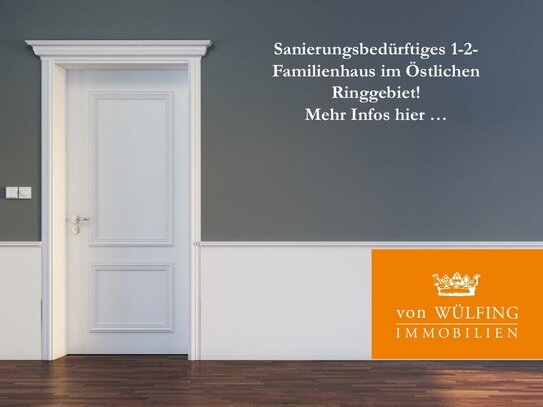 Sanierungsbedürftiges 1-2-Familienhaus in bester Wohngegend!