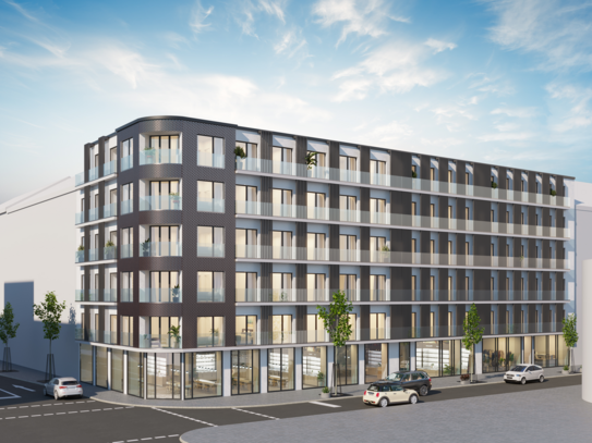 WE 4 | 1-Zimmer Apartment komplett möbliert mit Balkon und Küche im Zentrum Koblenz