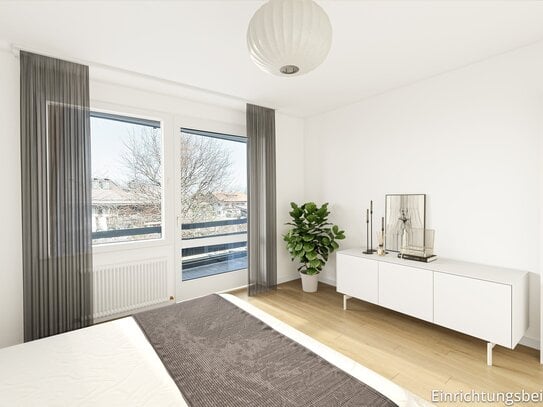 3-Zimmer-Panorama-Wohnung mit zwei Balkonen, Außenpool - 10 Min. zum See - zum attraktiven Preis!