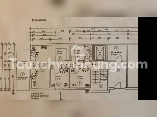 [TAUSCHWOHNUNG] Sonnige und ruhige Wohnung im Hinterhaus