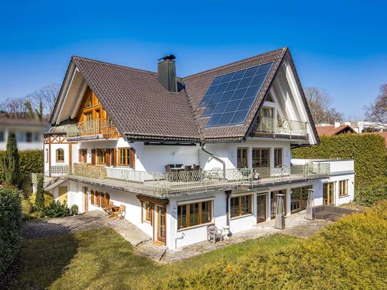 Exklusive Familien-Villa im modernen Landhaus-Stil in Laufnähe zu Golfplatz und See