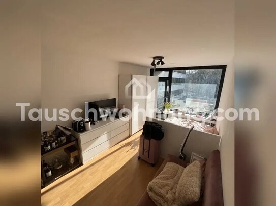 [TAUSCHWOHNUNG] Schöne 1 Zimmer Studio Wohnung +Balkon, am Rosenheimerplatz