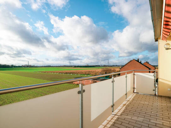 Geräumige Wohnung mit Weitblick aufs Feld