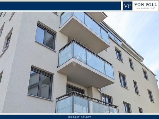 Neubau: 4-Raum-Wohnung mit Gäste-WC, Balkon und PKW-Stellplatz nahe dem Klinikum