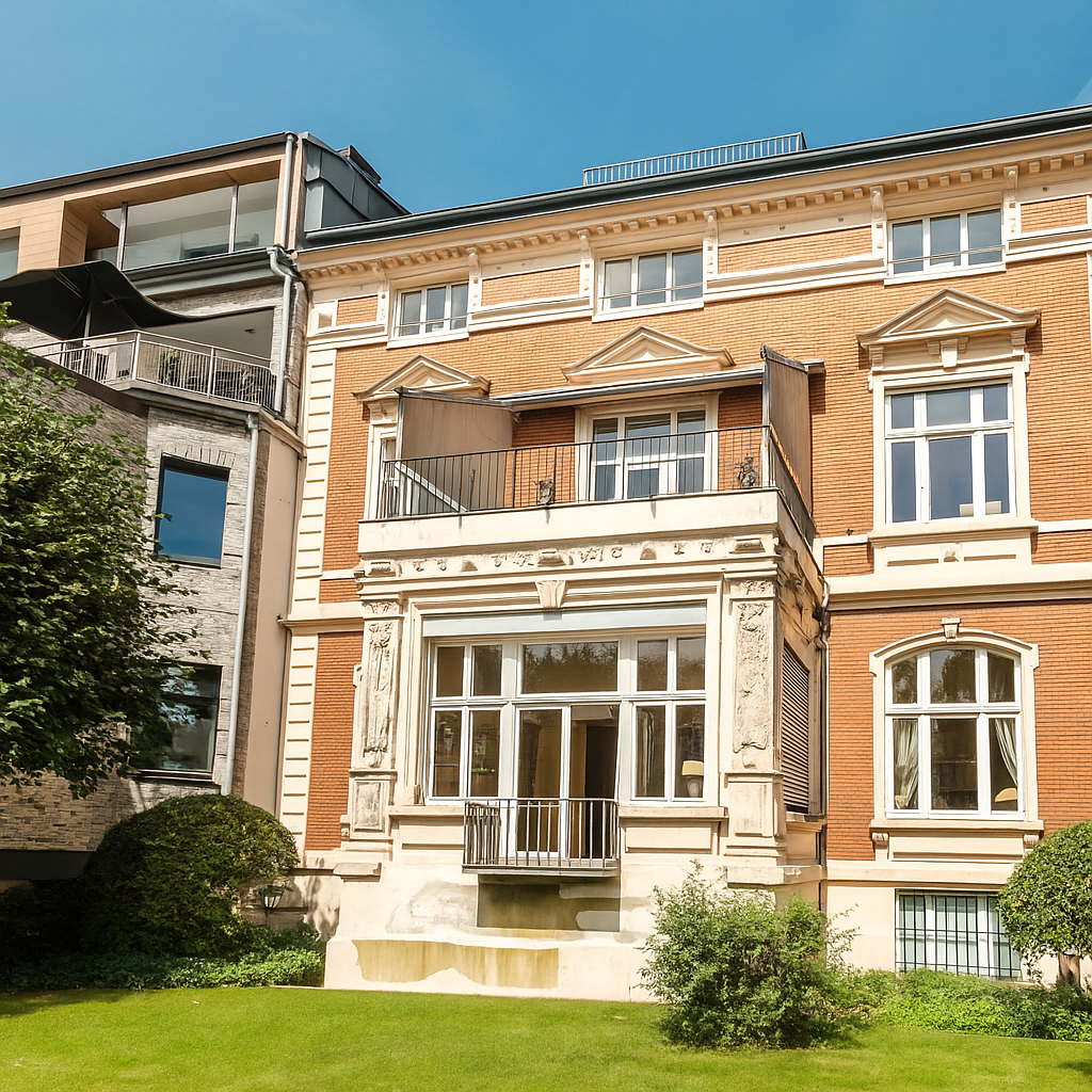 Herrschaftliches Wohn- und Bürohaus mit Elbblick