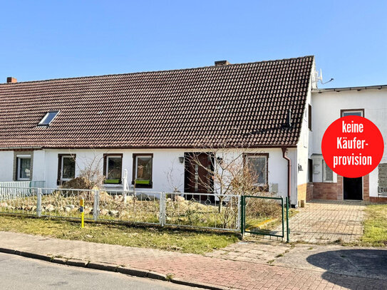 RESERVIERT! Haus für Handwerker - Ehemaliges Bauernhaus+Scheune in Siedenbollentin, Renovierung begonnen