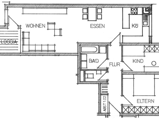 Attraktive 3-Zimmer Wohnung mit Westbalkon und Tiefgaragenstellplatz in 82110 Germering