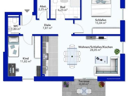 Moderne Neubauwohnungen mit hochwertiger Ausstattung