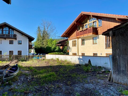 Bauen Sie Ihr Traumhaus direkt in Schliersee - sonniges Baugrundstück in Seenähe!