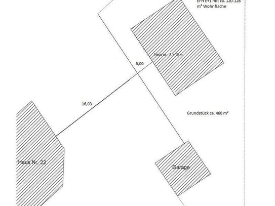 Preissenkung Baugrundstück 460 bis 560 m² in Finsing für ein Einfamilienhaus mit Einliegerwohnungsoption