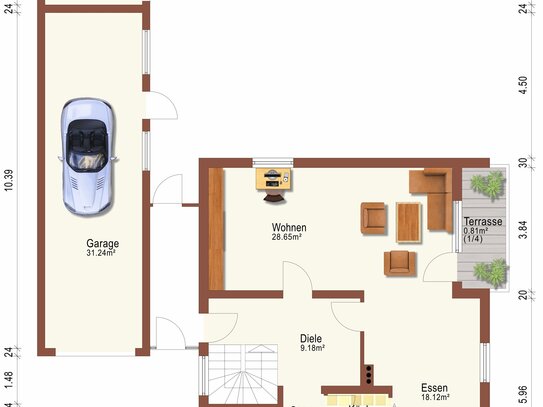 Baugrundstück mit renovierungsbedürftigem Haus - Neubau von bis zu 3 Wohneinheiten möglich