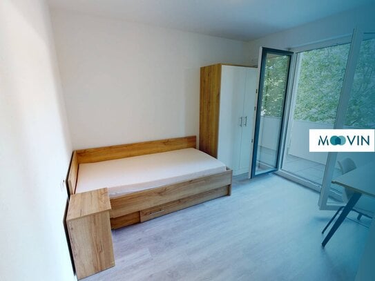 STUDENTS ONLY: YOUR SHARING ROOM IN A 2-ROOM APARTMENT: Furnished student apartment in Heidelberg with all-in rent